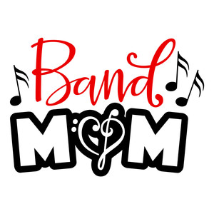 Silhouette Design Store View Design 302008 Band Mom