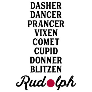 Silhouette Design Store View Design 228518 Reindeer Names