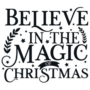 Silhouette Design Store View Design 238138 Believe In The Magic Of Christmas