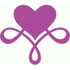 Silhouette Design Store - View Design #43138: flourish heart