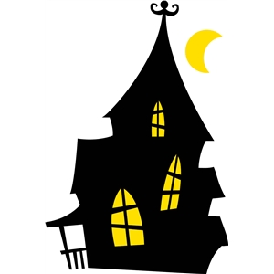 Silhouette Design Store Haunted House