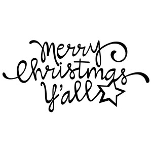 Download Silhouette Design Store View Design 230378 Merry Christmas Y All Phrase PSD Mockup Templates