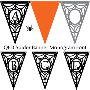 Silhouette Design Store View Design 277488 Qfd Spider Banner