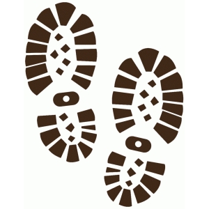 Silhouette Design Store - View Design #78598: hiking boot prints