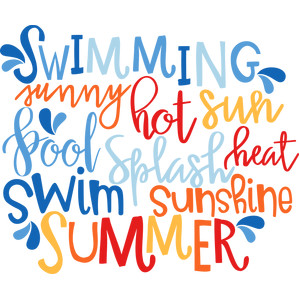 silhouette design store view design 208499 summer word art summer word