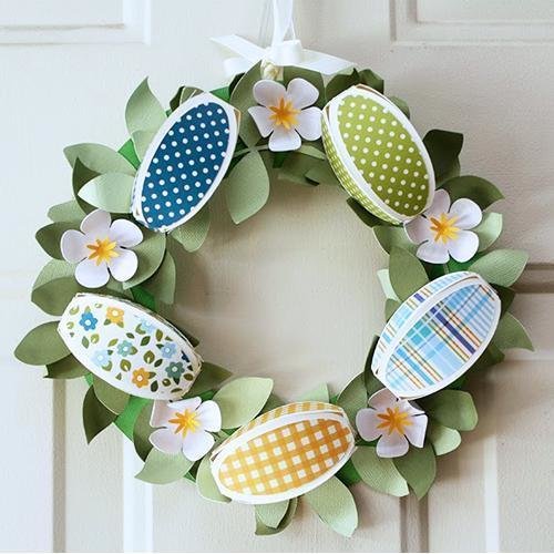 Easter Egg Wreath