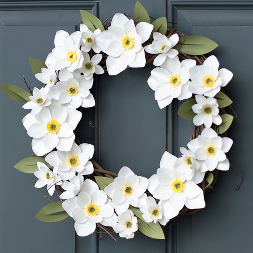 Silhouette Design Store - View Project #3288 : Paper Flower Wreath