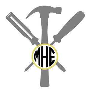 Silhouette Design Store - View Design #133850: tool monogram frame