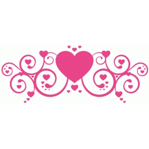 Download Silhouette Design Store - View Design #65350: fancy heart ...