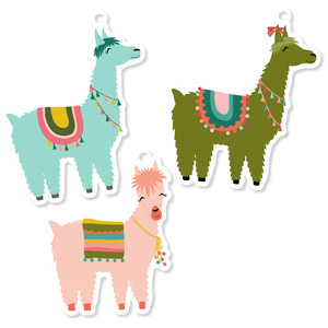 Silhouette Design Store - View Design #181690: llama tags