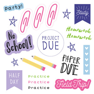 school planner stickers