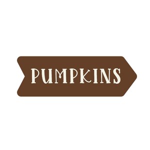 Pumpkins Sign