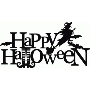 silhouette design store view design 67681 happy halloween title