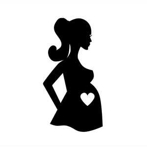 Download Silhouette Design Store View Design 117491 Pregnant Girl