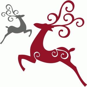 elegant reindeer silhouette images free download elegant christmas reindeer silhouette