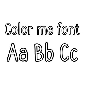 color me font
