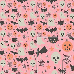 Pink Halloween Pattern