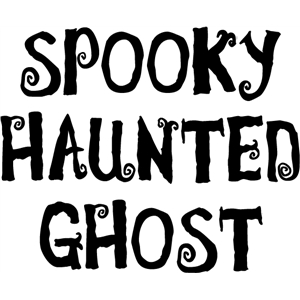 spooky halloween words