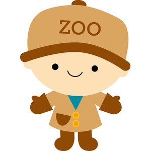 Silhouette Design Store - View Design #195073: zoo keeper- at the zoo Girl Cartoon Zoo Keeper