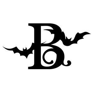 Halloween Monogram B Halloween Monogram B