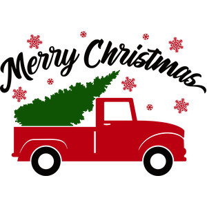 Silhouette Design Store Search Designs Truck With Christmas Trees