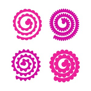 silhouette design store search designs spiral flower