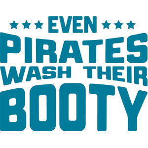 Silhouette Design Store - View Design #214114: even pirates wash their ...