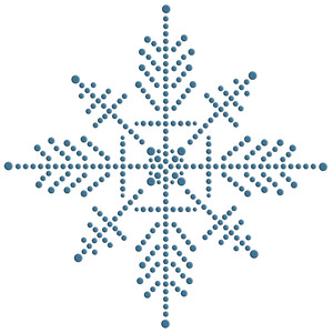 Silhouette Design Store - View Design #167524: rhinestone snowflake