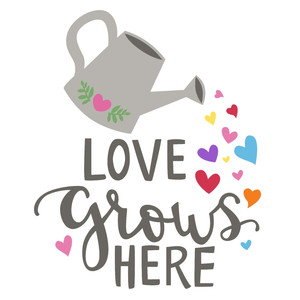 Silhouette Design Store - View Design #192154: love grows here