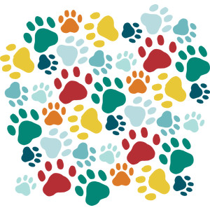 silhouette design store view design 230354 paw print background