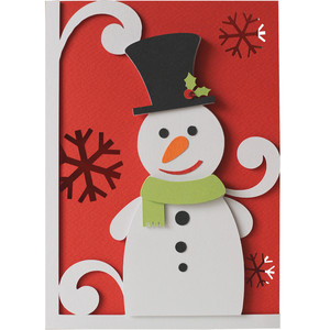 Download Silhouette Design Store View Design 231664 Snowman Layer Card