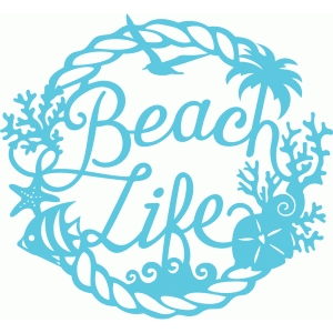 Download Silhouette Design Store - View Design #84494: beach life