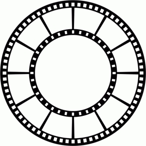 Silhouette Design Store - View Design #81005: film circle frame (12 photos)