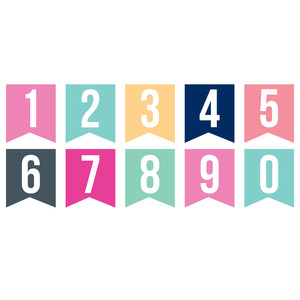 silhouette design store browse designs banner numbers