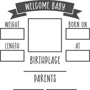 Welcome Baby Stats