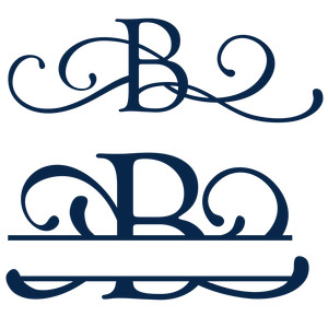 Download Silhouette Design Store Search Designs Split Monogram B