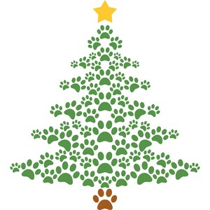 christmas tree paws