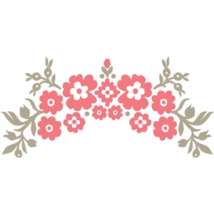 Download Silhouette Design Store Search Designs Floral Swag PSD Mockup Templates