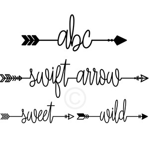Silhouette Design Store - View Design #151175: swift arrow ...