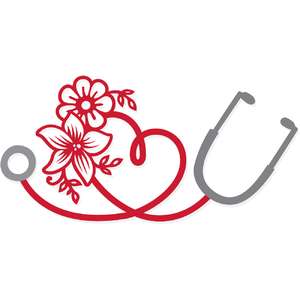 Silhouette Design Store Search Designs Rhinestones Stethoscope