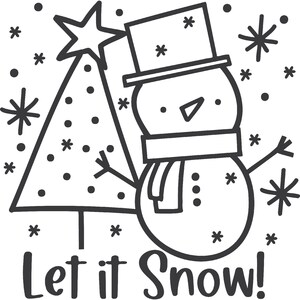 Let it Snow Snowman