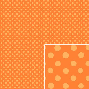 Orange Dot Pattern