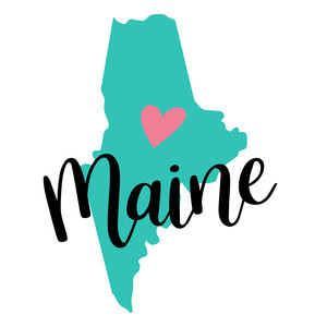 Silhouette Design Store - View Design #200795: maine