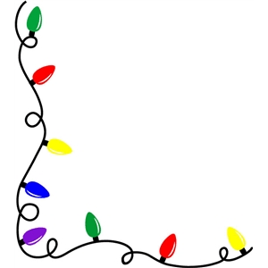 Silhouette Design Store - View Design #5426: christmas light border