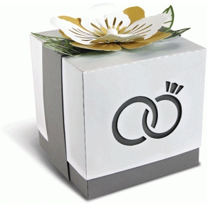 Silhouette Design View 69026 Wedding Gift Box