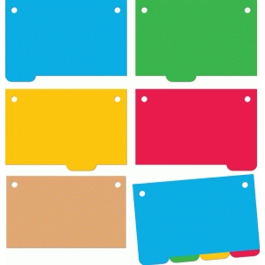 index card book 4 tab dividers