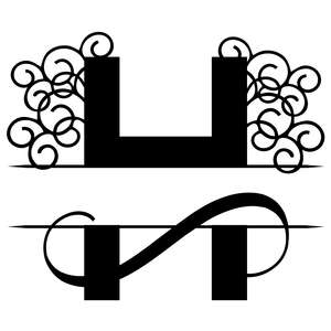 Download Silhouette Design Store Search Designs Split Letter S