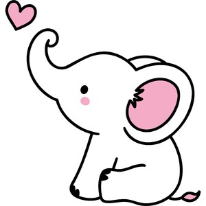 Free Free 309 Stencil Baby Elephant Outline Svg SVG PNG EPS DXF File