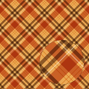 Fall Plaid Seamless Pattern