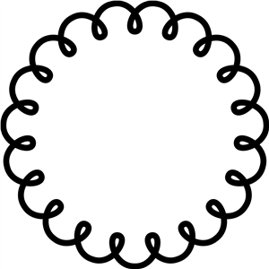 Silhouette Design Store - View Design #10467: fancy circle